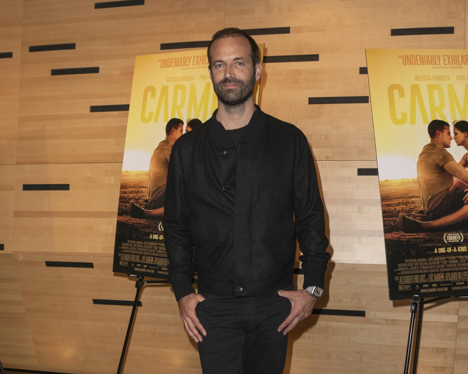 Benjamin Millepied attends a special screening of "Carmen," hosted by Sony Pictures Classics with The Cinema Society, at the Francesca Beale Theater, Tuesday, April 18, 2023, in New York. (Photo by Christopher Smith/Invision/AP)