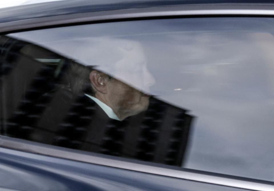 Tesla CEO Elon Musk arrives to testify at the Leonard L. Williams Justice Center in Wilmington, Delaware, on November 16, 2022. - Musk is testifying in a trial over his $50 billion pay package as CEO of the electric car giant. The Tesla case is based on a complaint by shareholder Richard Tornetta, who accused Musk and the company's board of directors of failing in their duties when they authorized the pay plan. (Photo by Oliver Contreras / AFP) (Photo by OLIVER CONTRERAS/AFP via Getty Images)