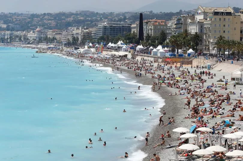 A beach in France