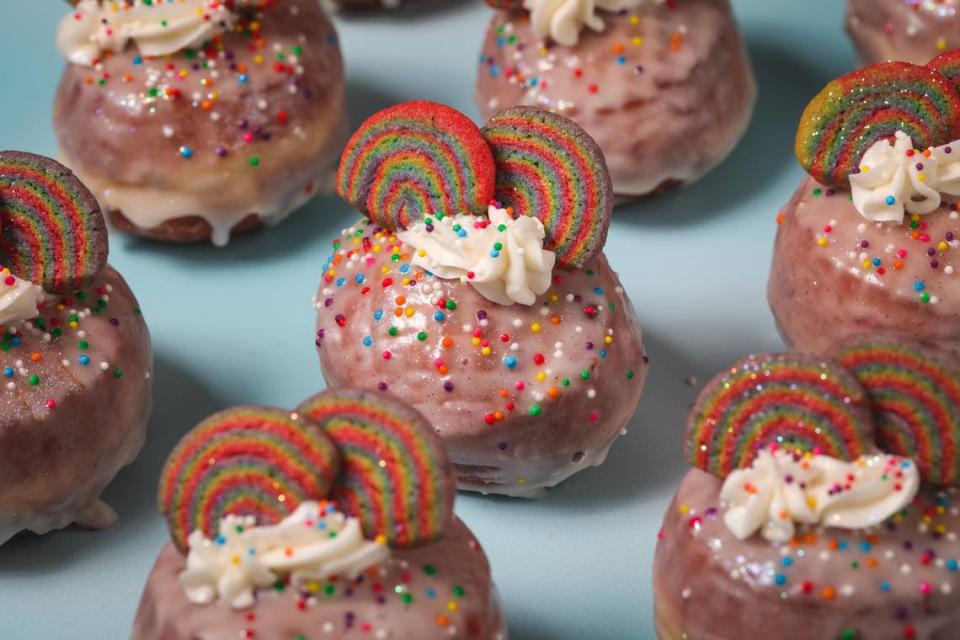 The Salty’s Funfetti Disco Glitter Donut.