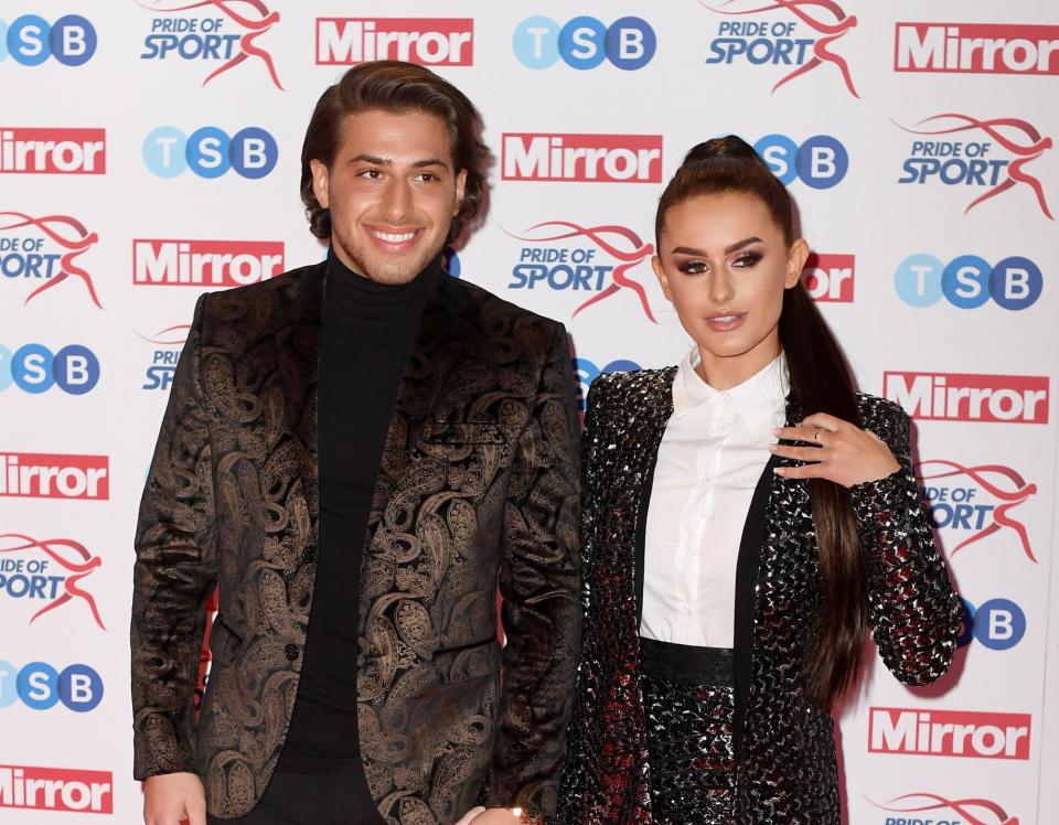 Amber and Kem met on Love Island. Copyright: [Rex]