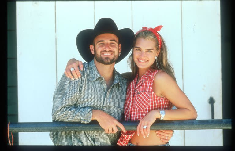 Andre Agassi y Brooke Shields pasaron por el altar, pero ella después de dar el "sí, quiero" se dio cuenta que esa relación no iba a prosperar