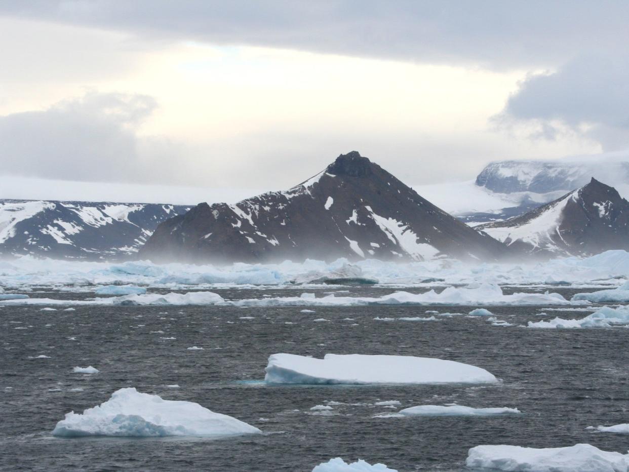 The Weddell Sea in Antarctica, where researchers hunting for Sir Ernest Shackleton's wrecked ship The Endurance, also studied the changing sea ice: Getty