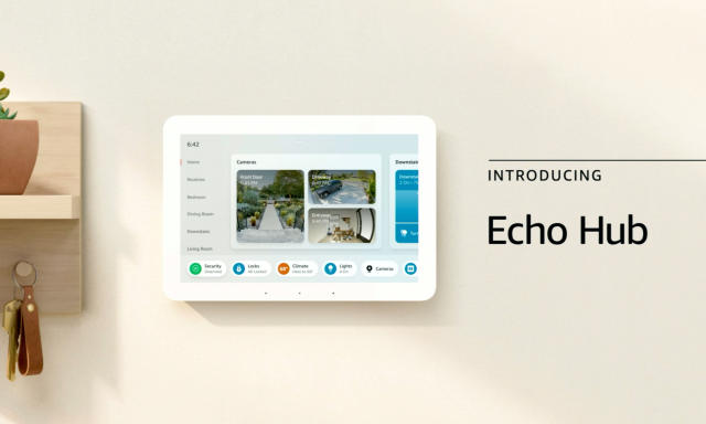 Echo Hub is a wall mountable smart home control panel