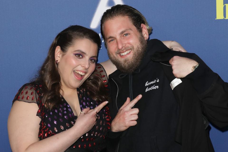 1)  Jonah Hill and Beanie Feldstein