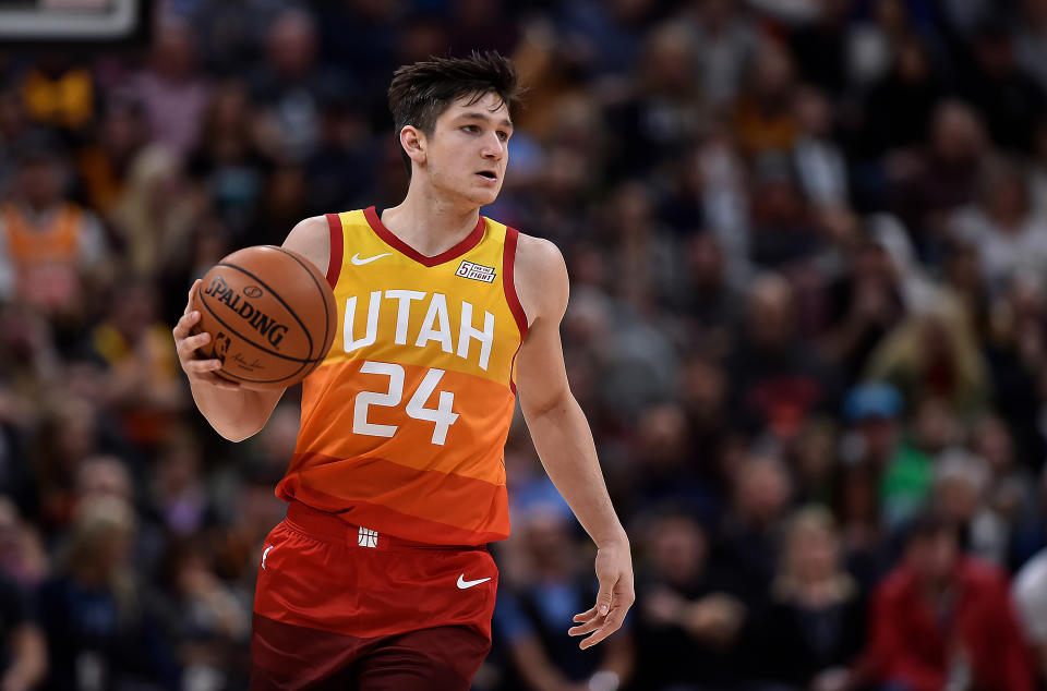 Grayson Allen learned what won’t fly in the NBA. (Photo by Gene Sweeney Jr./Getty Images)