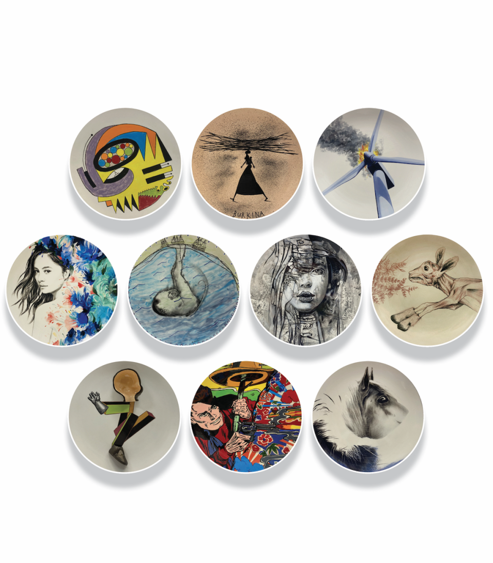 “Fine Arts on the Plate”, presented by the Rodriguez Collection, is set to  run from November 27 through January 30 and features specially created plates by renowned Cuban artists. 