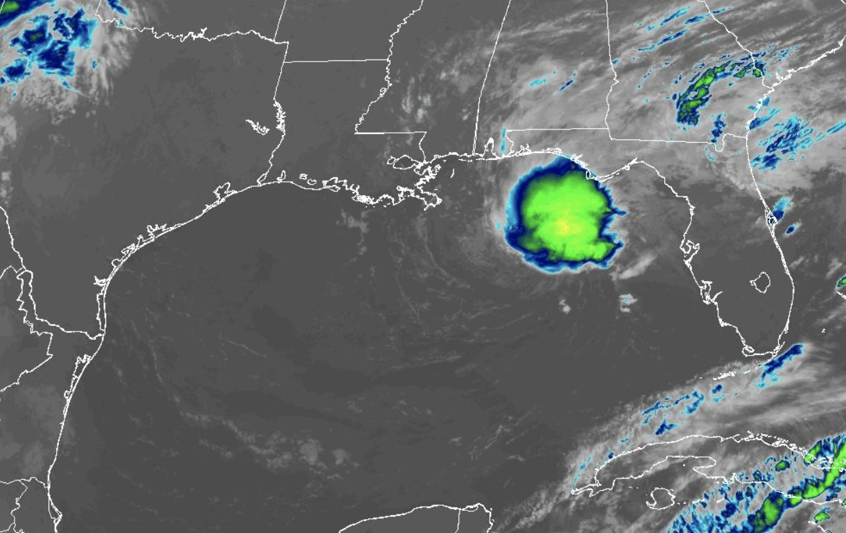 A low pressure system over the Gulf of Mexico is being monitored by the National Hurricane Center as Atlantic hurricane season kicks off.  / Credit: NOAA