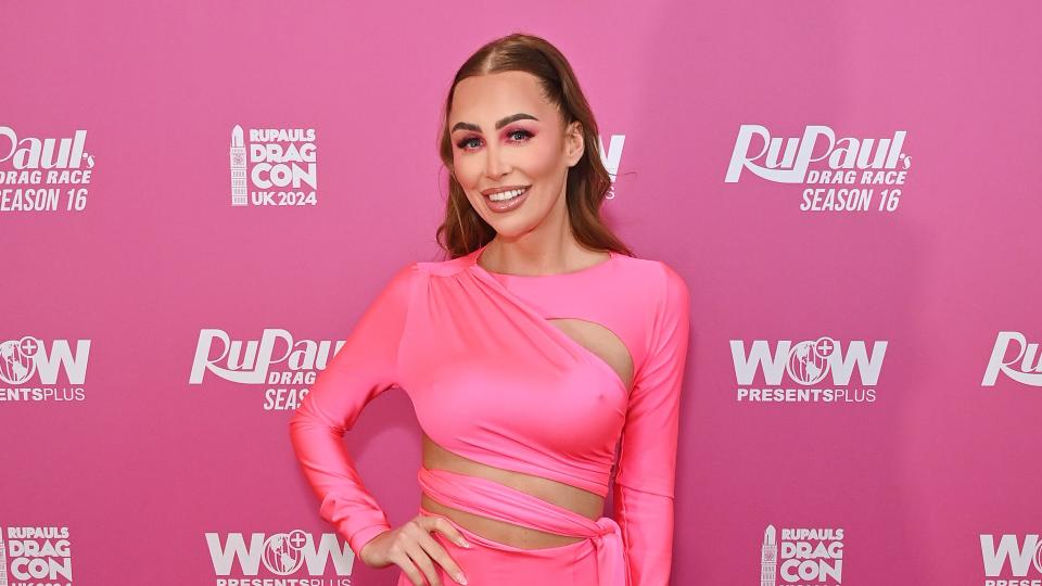 Ella Morgan attends the launch of RuPaul's DragCon 2024 at ExCel London