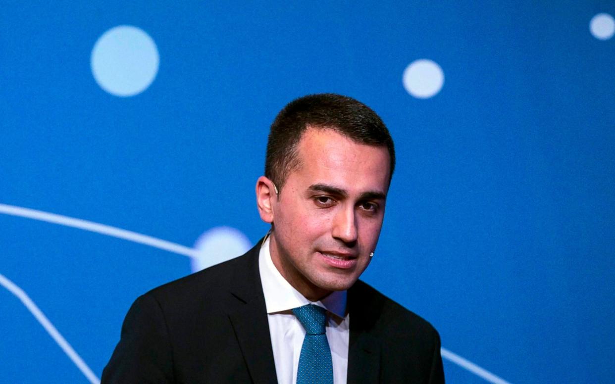 Italian Deputy Premier Luigi Di Maio claimed 