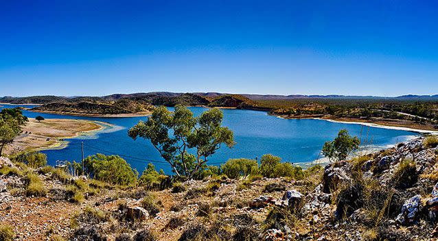 The Queensland lake is a popular boating and camping spot. Picture: Wikipedia