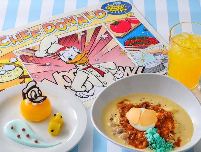 東京迪士尼樂園「Donald’s Quacky Duck City」唐老鴨主題美食。圖片來源：TOKYO Disney RESORT