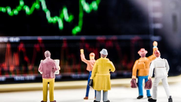 Des figurines à la bourse