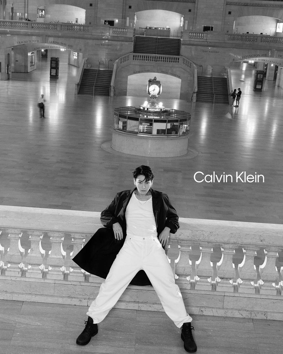 Jungkook in Calvin Klein campaign. (Courtesy Mert Alas)