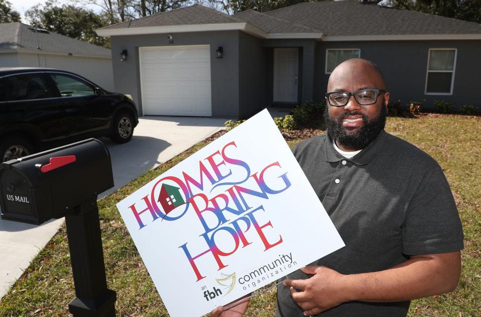 Ronnie Mack was able to buy his first home with help from the Home Brings Hope program and Midtown Florida Housing.