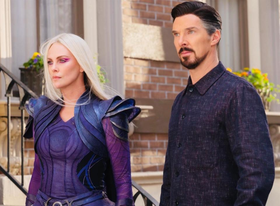 Clea and Stephen Strange in the Doctor Strange 2 Multiverse of Madness post-credits or mid-credits scene