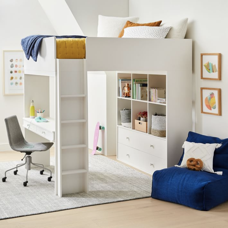 <p><a href="https://go.redirectingat.com?id=74968X1596630&url=https%3A%2F%2Fwww.westelm.com%2Fproducts%2Fmilo-loft-bed-white-h7662&sref=https%3A%2F%2Fwww.elledecor.com%2Fshopping%2Fg27469653%2Floft-beds-for-adults%2F" rel="nofollow noopener" target="_blank" data-ylk="slk:Shop Now;elm:context_link;itc:0;sec:content-canvas" class="link ">Shop Now</a></p><p>Milo Loft Bed </p><p>westelm.com</p><p>$2199.00</p>