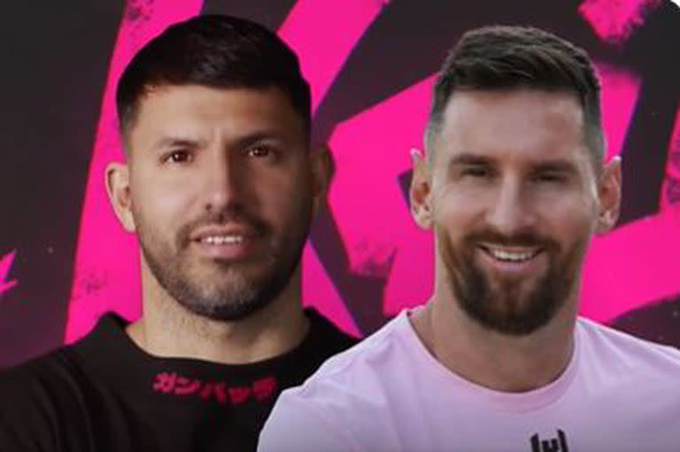 El Kun y Messi, socios