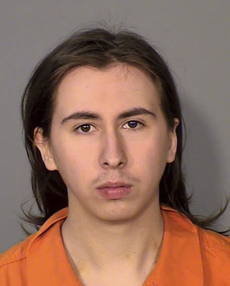 FILE - This booking photo provided by the Ramsey County, Minn., Sheriff's Office shows Keanu Labatte. On Friday, July 12, 2024, Labatte, who was accused of holding his girlfriend captive in her dorm room at St. Catherine University for three days while raping, beating and waterboarding her, reached a plea deal that calls for a sentence of up to 7 1/2 years. (Ramsey County Sheriff's Office via AP, File)