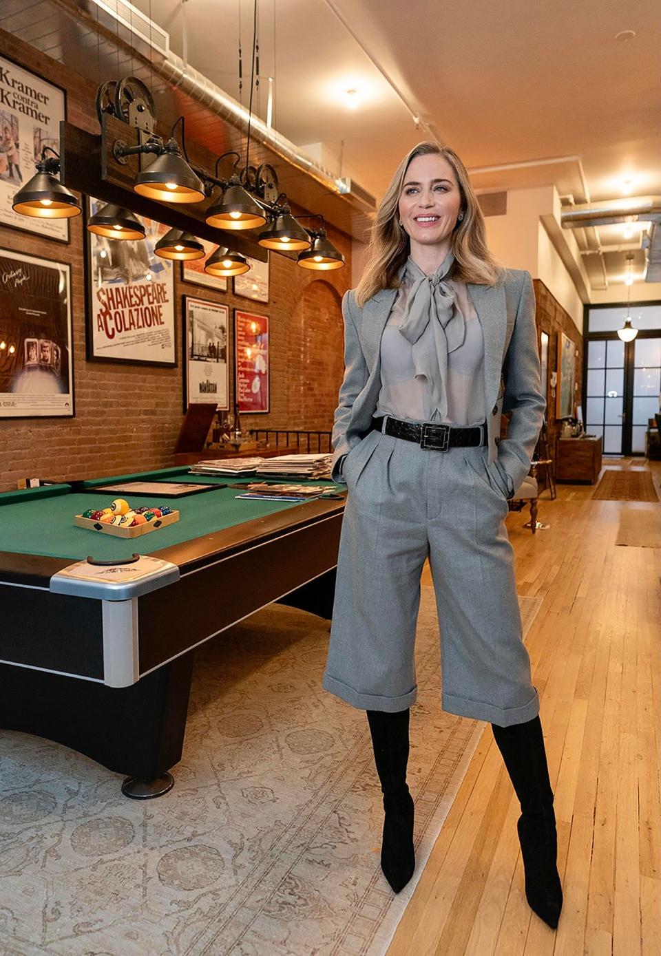 Emily Blunt on Wild Mountain Thyme and Her Romantic Virtual Press Tour Wardrobe