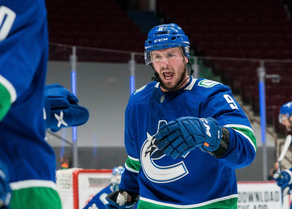 Vancouver Canucks forward J.T. Miller agreed to a seven-year, $56 million extension.