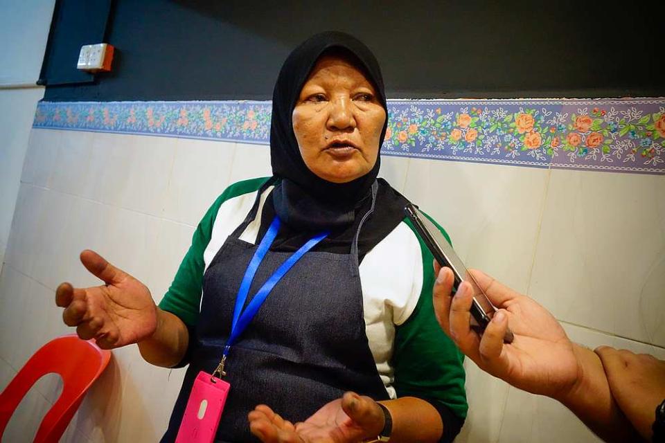 Mak Wan was only 11 years old when her foster family arranged her marriage with her husband. — Picture by Shafwan Zaidon