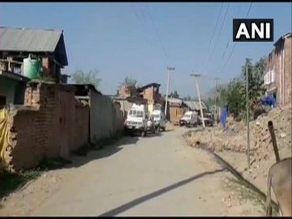 An image from the encounter site in Anantnag. [Photo/ANI]