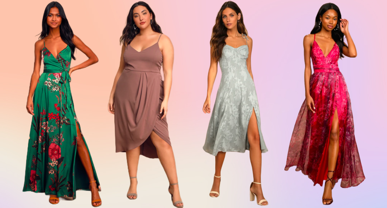 We've got an exclusive code to score 20% off these bestselling Lulus wedding guest dresses.