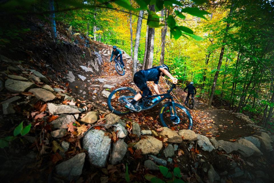 Handlebar testing with faction Bike Studio's Adam Robbins and Simon Ayotte