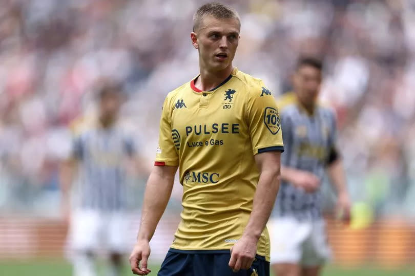 Genoa forward Albert Gudmundsson is a target for Tottenham Hotspur