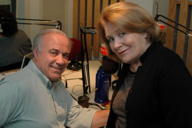 César Mascetti junto a su pareja, Mónica Cahen D’Anvers.