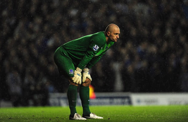 Jan Mucha wonders how he's going to get home (Getty)