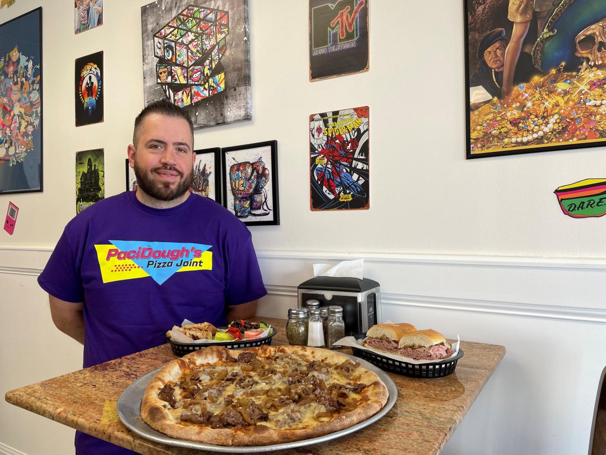 Anthony Pacitto of the Bayville section of Berkeley Township opened PaciDough's Pizza Joint in South Toms River in early May.