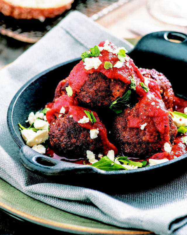 Chorizo Meatballs with Spicy Tomato Sauce from 'Cooking Like a Master Chef