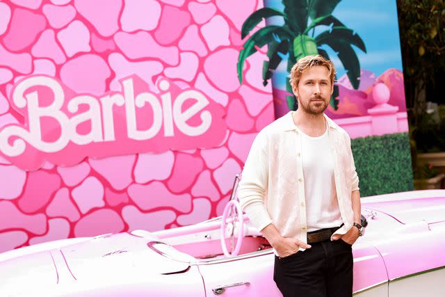 &lt;p&gt;Matt Winkelmeyer/WireImage&lt;/p&gt; Ryan Gosling attends the press junket and photo call for &quot;Barbie&quot; on June 23 in Los Angeles