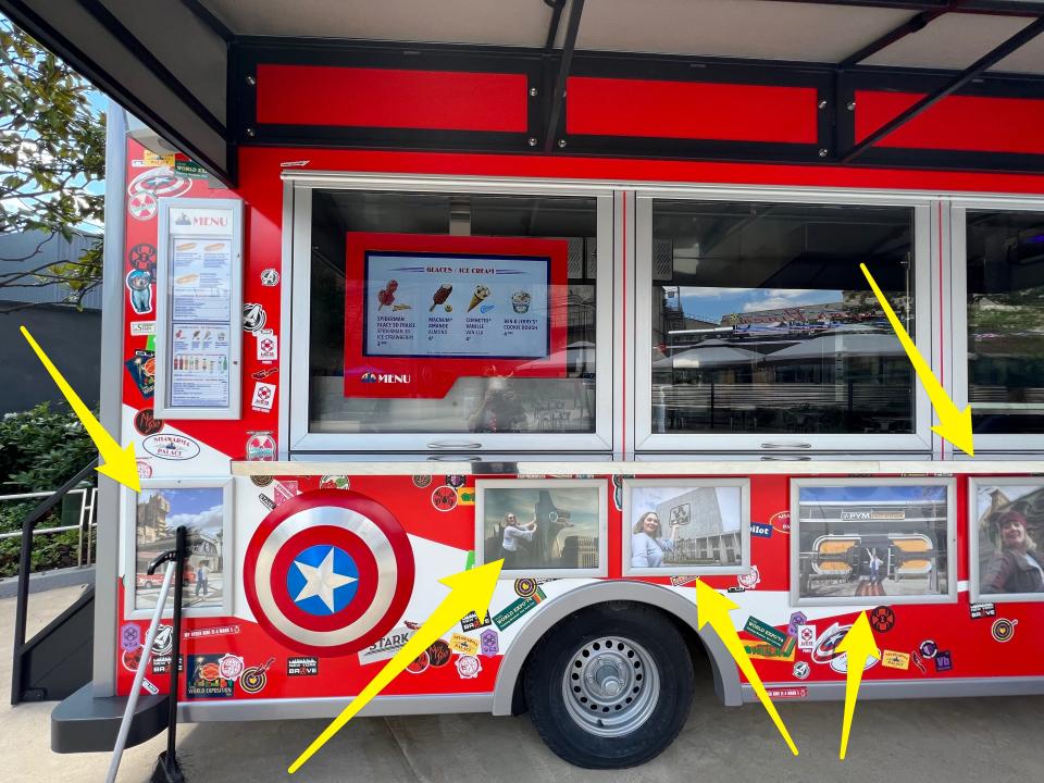 food truck Avengers Campus