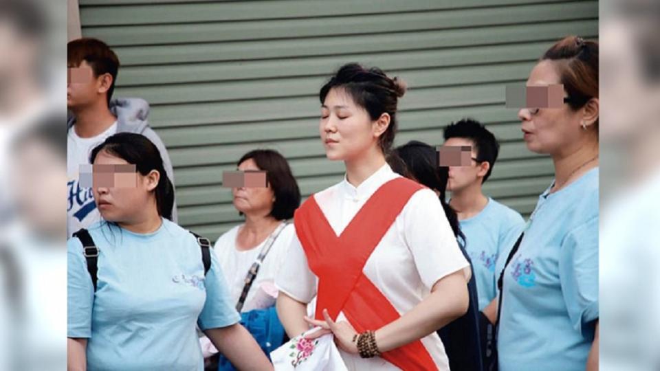 曹雅雯疑似為七仙女附身，面容和姿態都很優雅。圖／CTWANT提供