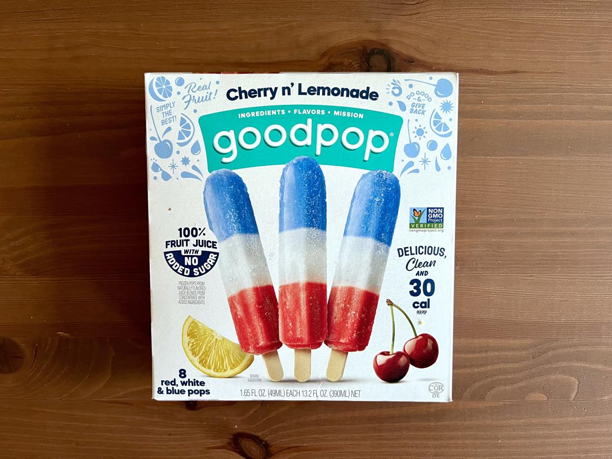 Goodpop Cherry n' Lemonade popsicles