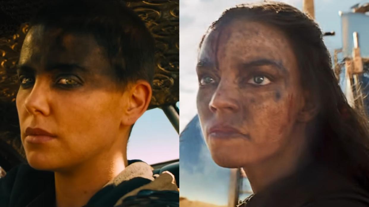  Two Furiosas: Charlize Theron in Mad Max: Fury Road and Anya TAylor-Joy in Furiosa: A Mad Max Saga. 