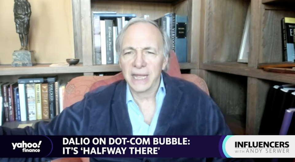 Billionaire investor Ray Dalio, the founder of hedge fund Bridgewater Associates, speaks with Editor-in-Chief Andy Serwer on 