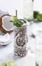 <p><strong>Ingredients</strong></p><p>2 oz RumHaven<br>1 oz fresh lime juice<br>.75 oz simple syrup<br>1 oz club soda<br>6-8 mint leaves</p><p><strong>Instructions</strong></p><p>Add all ingredients except club soda into an ice-filled shaker and shake together to muddle. Uncap shaker and add club soda. Strain into an ice-filled Collins glass. Garnish with mint or lime.</p>