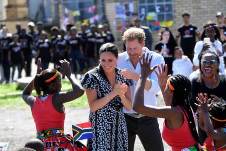 Prince Harry and Meghan begin their Africa tour in Cape Town