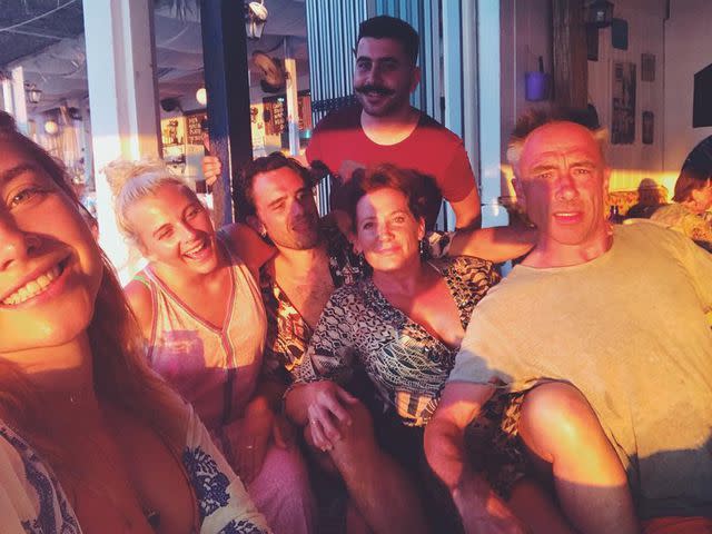 <p>Florence Pugh Instagram </p> Florence Pugh with family.