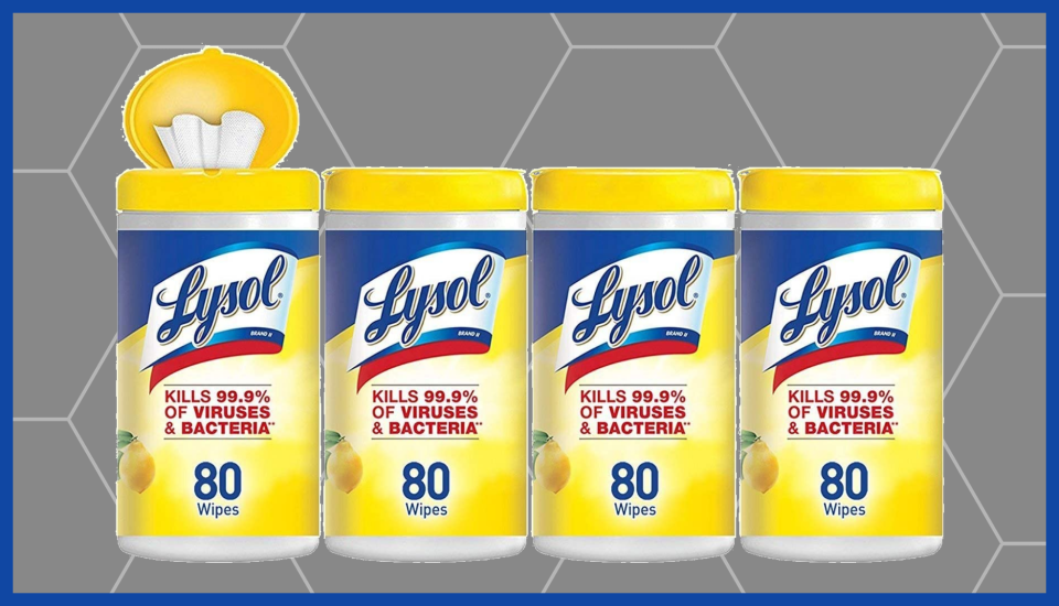 Now's your chance to stock up on Lysol Disinfecting Wipes. (Photo: Amazon)