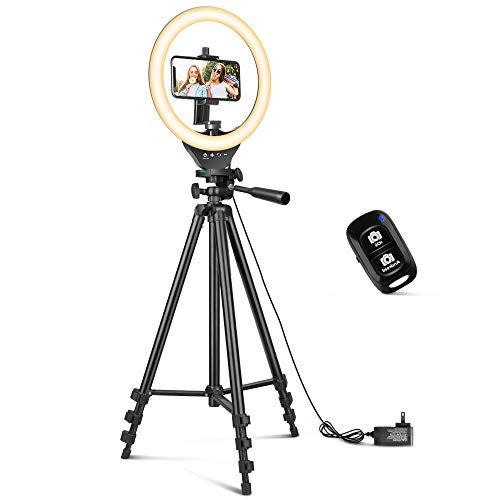 39) 10" Ring Light With 50" Extendable Tripod Stand
