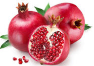 Eat pomegranates to ward off sunburn: Pomegranates are a rich source of ellagic acid, which can help protect your skin from UVA- and UVB-induced cell damage, according to research from the Department of Nutrition and Food Science at Texas A&M University. Aim to get the health benefits of pomegranates from whole fruits, which are a more potent form of the skin-protecting acids than juices or supplements.