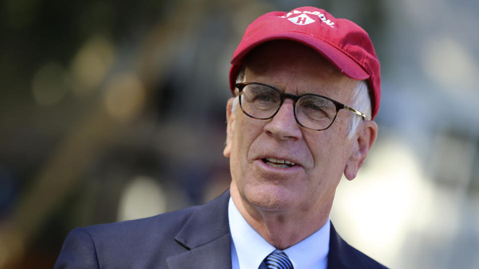 Rep. Peter Welch (D-Vt.) speaks at an event on Wednesday Oct. 5, 2022, in Winooski, Vt. Welch is seeking the seat being vacated by retiring U.S. Sen. Patrick Leah. (AP Photo/Wilson Ring)