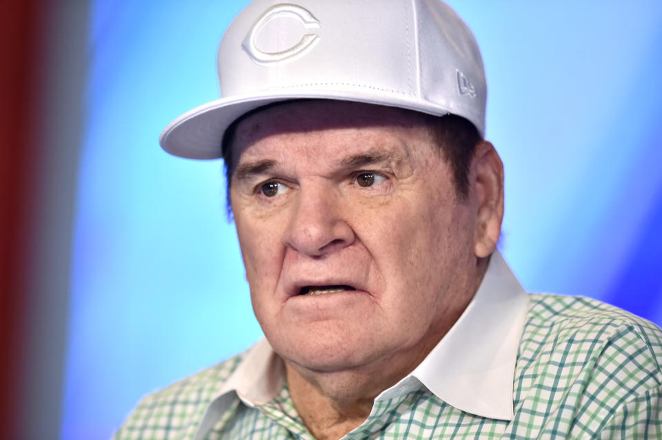 Baseball legend Pete Rose.