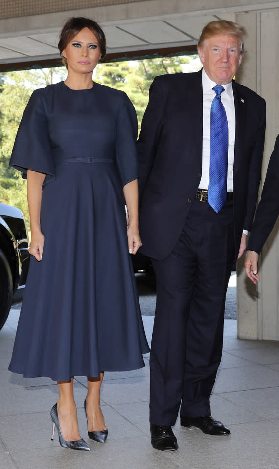 Stilsichere Reise durch Asien: Die schönsten Looks von Melania Trump