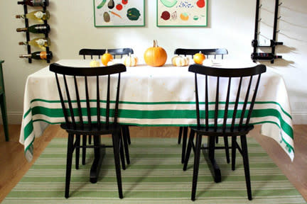 Striped Tablecloth